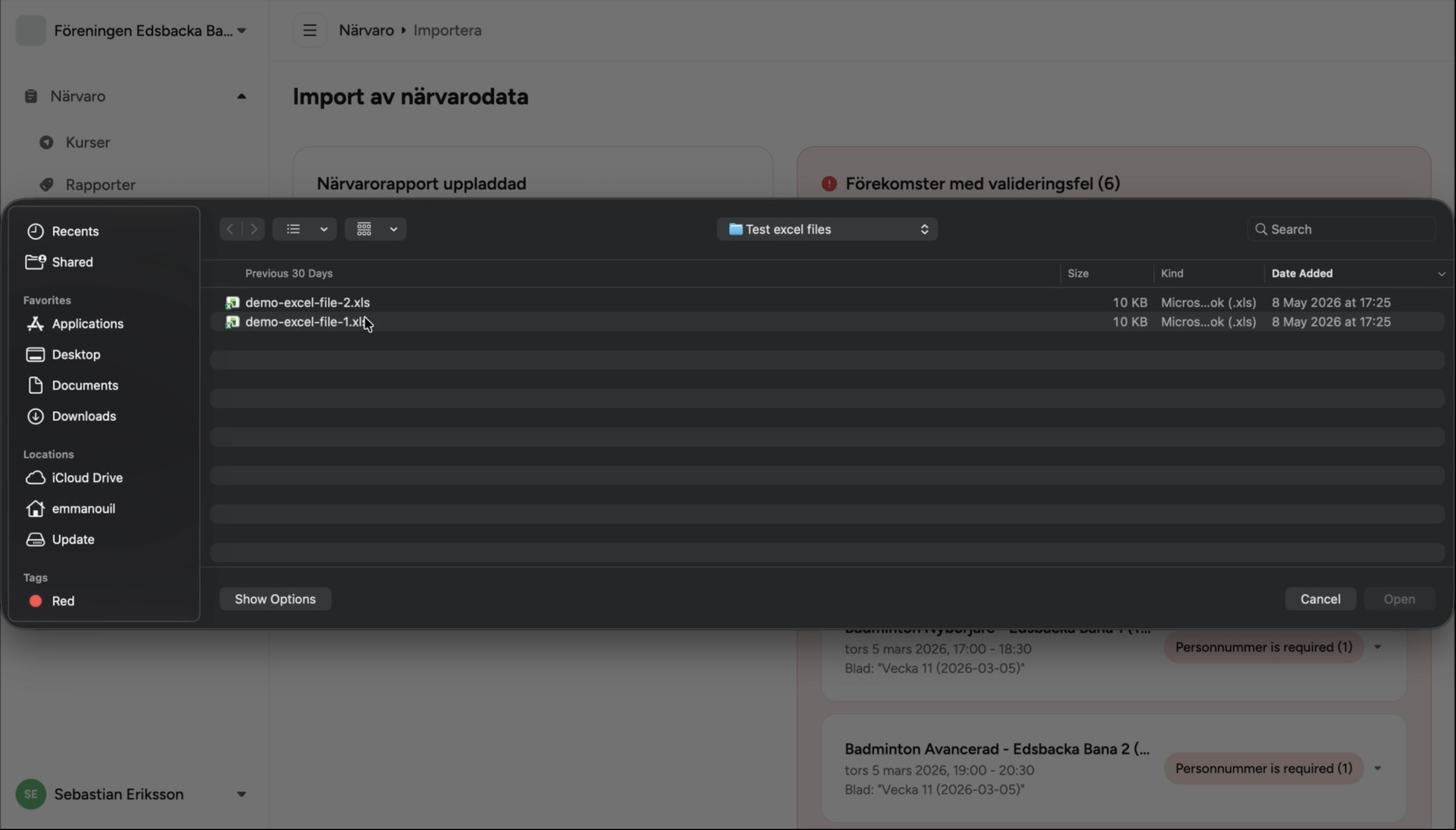 Corrected file re-uploaded, validation passing